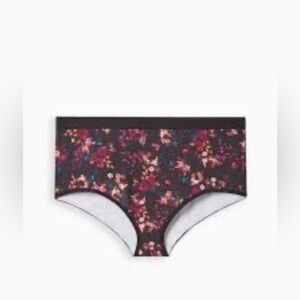 3 for $20 TORRID NWT Black Floral Autumn Mid-Rise Brief Panty Size 3X 0328